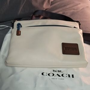 Mens shoulder coach bag